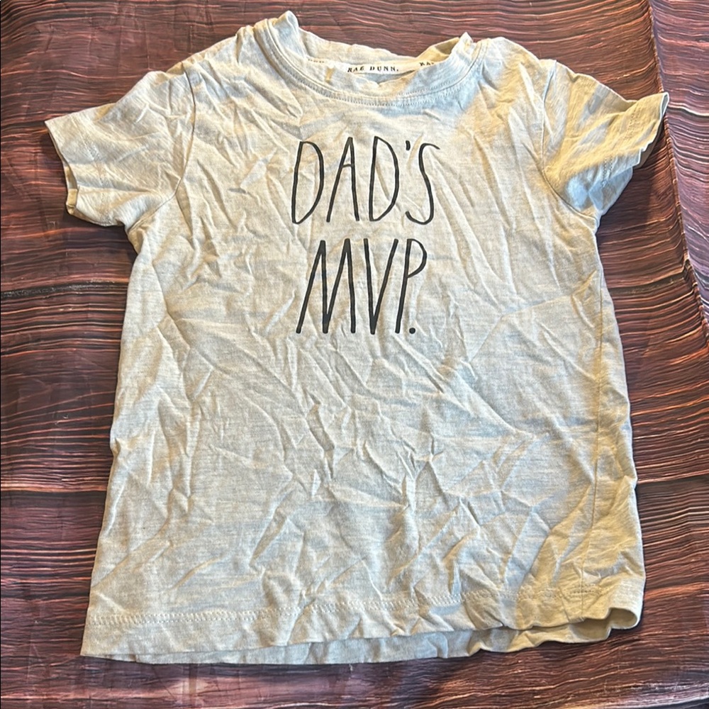 Rae Dunn Kids Size 5 Dads MVP Shirt
